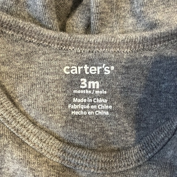 Carter's Gray 'No Prob-Llama' Bodysuit - Picture 5 of 6